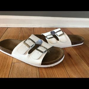 White Sandals (Not the actual Birk brand)